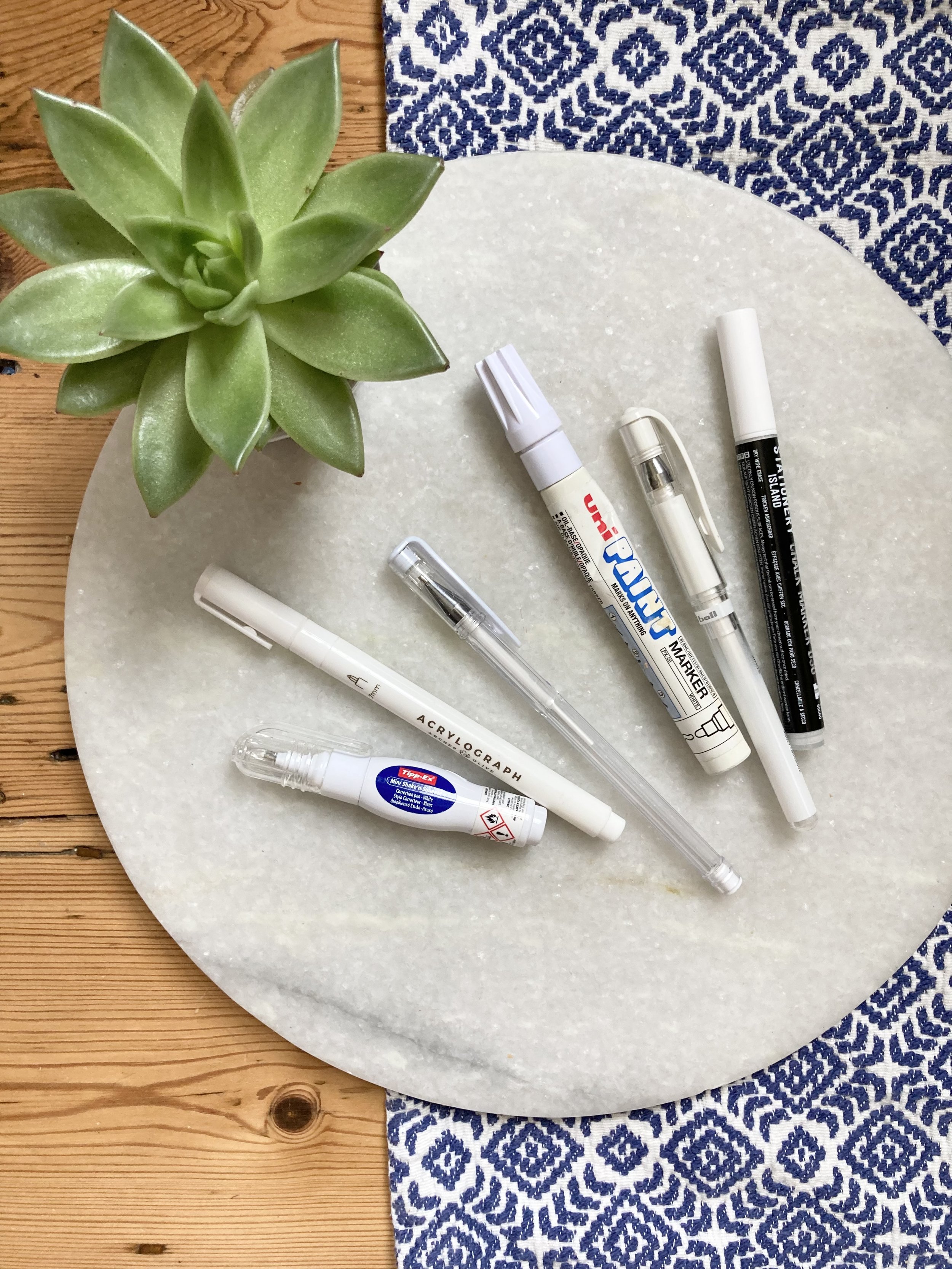 The best white pen — Rachel Tripp